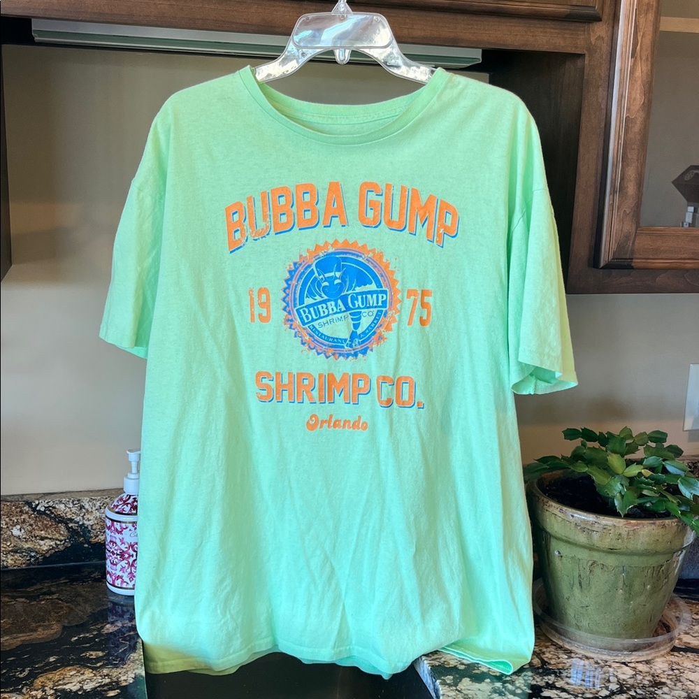 Bubba Gump 1975 Shrimp Co Orlando Light Green T Shirt Mens XL